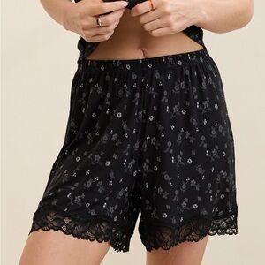 Aerie Soft Rib Lace Boxer